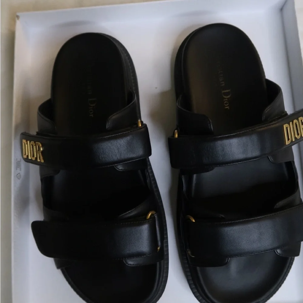 DIORact Slide Lambskin Black - Picture 7 of 15
